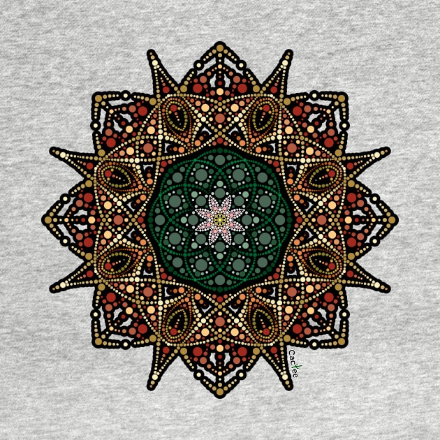 Peyote Mandala - Dot Art by Cactee